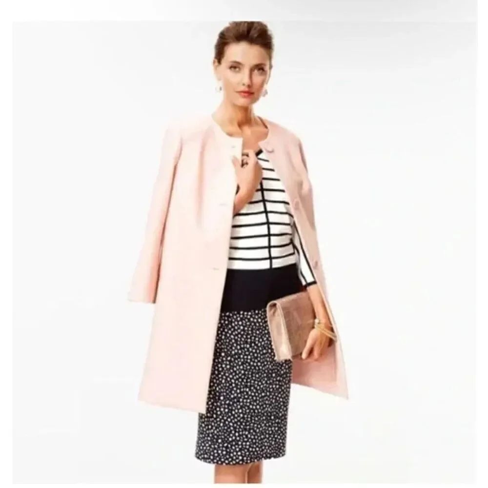 Talbots canyon double faced soft pink coat 4